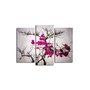 Wallity Cuadro Decorativo de Lienzo de Ante Multicolor (3 Piezas)